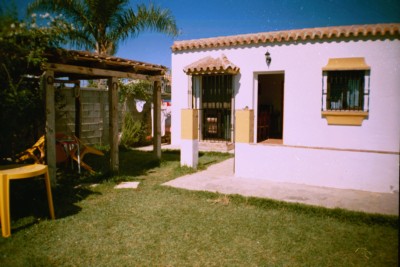 Fachada casa rural en la playa de Zahora - Caños de Meca - Entre Barbate, Conil y Vejer (Cadiz - Costa de la Luz)